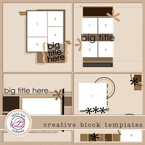 Creative Block Templates