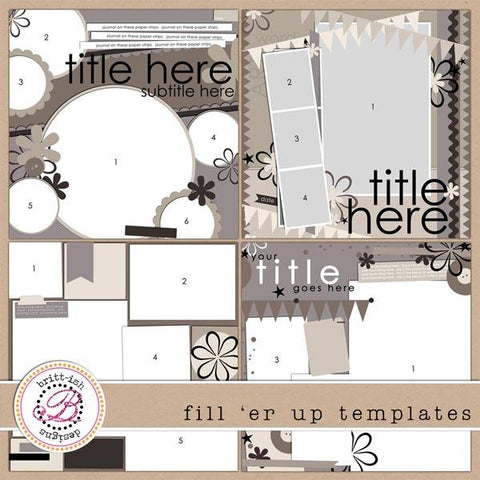 Fill 'Er Up Templates