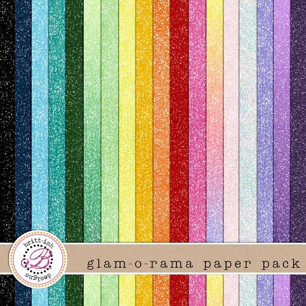 Glam-o-Rama Paper Pack
