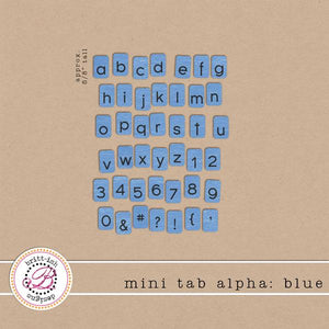 Mini Tab Alpha: Blue