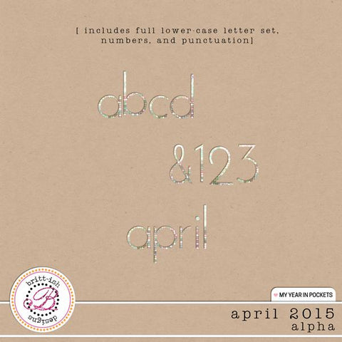 My Year In Pockets (April 2015): Alpha