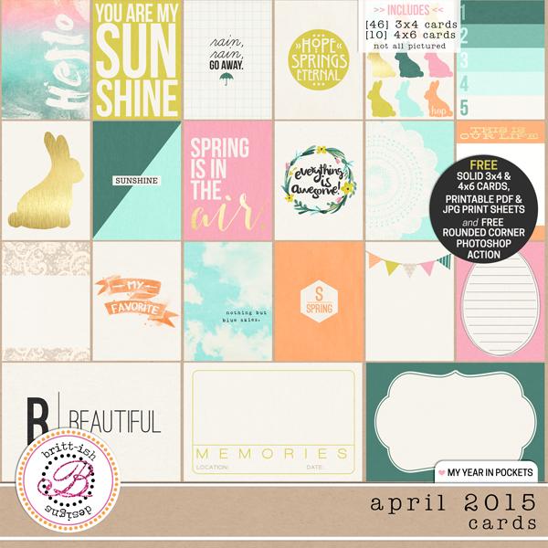 My Year In Pockets (April 2015): Cards