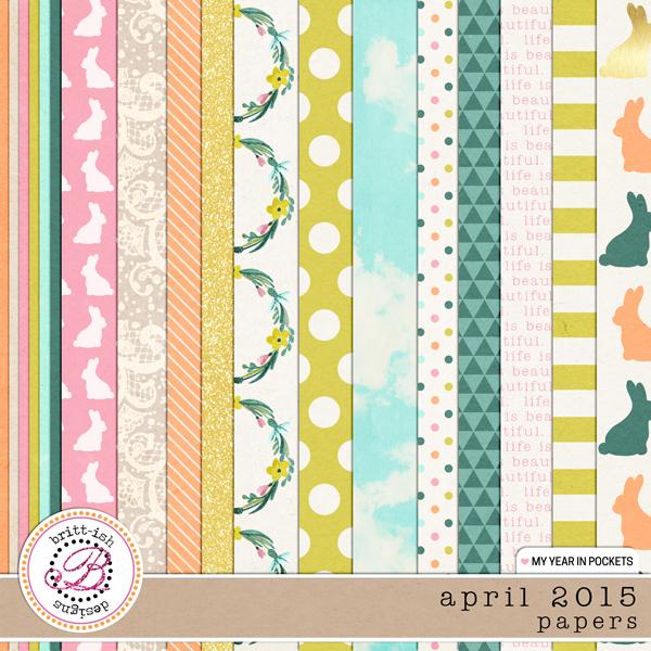 My Year In Pockets (April 2015): Papers