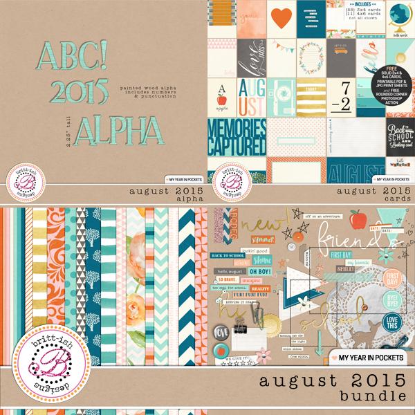 My Year In Pockets (August 2015): Bundle