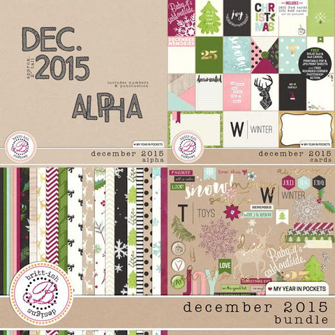 My Year In Pockets (December 2015): Bundle
