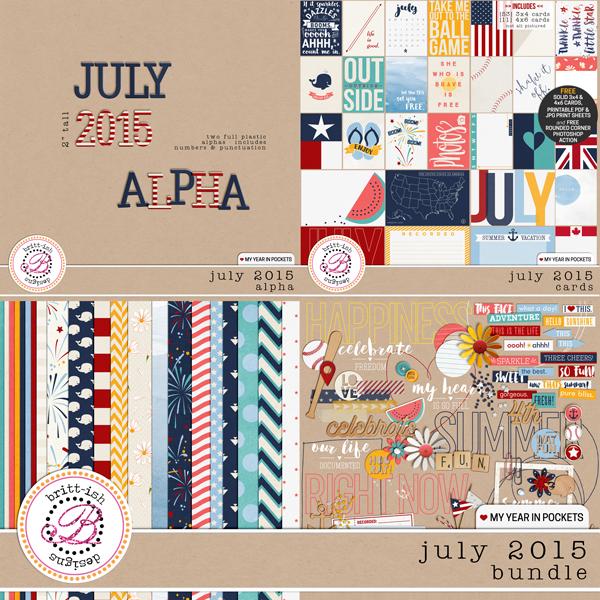 My Year In Pockets (July 2015): Bundle