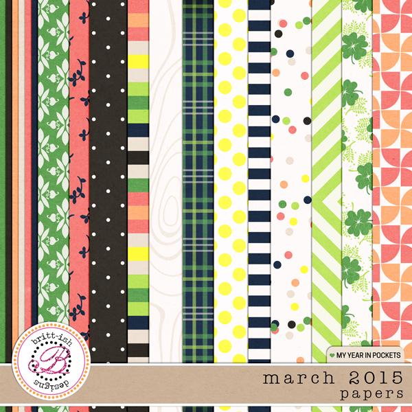 My Year In Pockets (March 2015): Papers