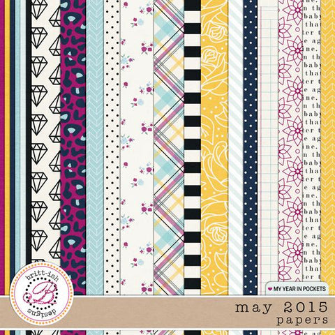 My Year In Pockets (May 2015): Papers