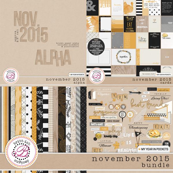 My Year In Pockets (November 2015): Bundle