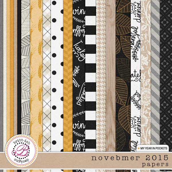 My Year In Pockets (November 2015): Papers