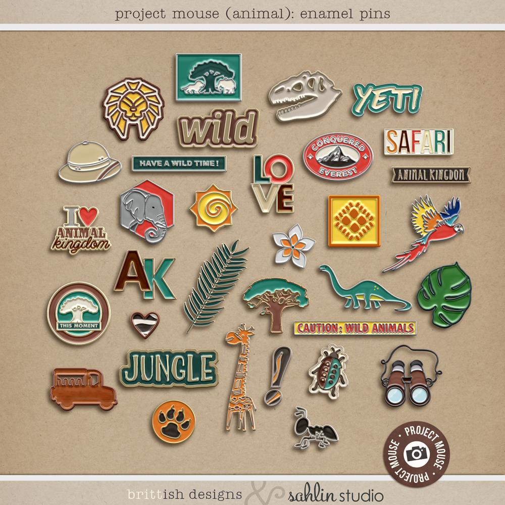 Project Mouse (Animal): Enamel Pins