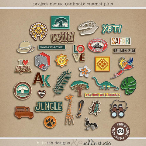 Project Mouse (Animal): Enamel Pins