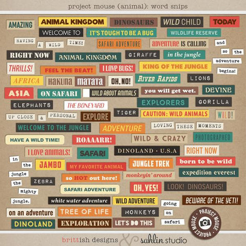 Project Mouse (Animal): Word Snips