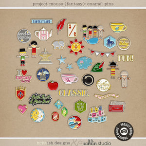 Project Mouse (Fantasy): Enamel Pins