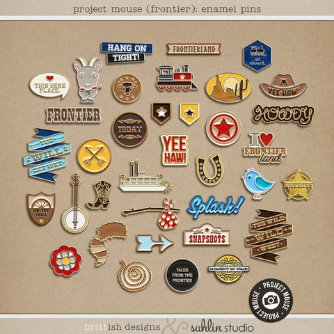 Project Mouse (Frontier): Enamel Pins