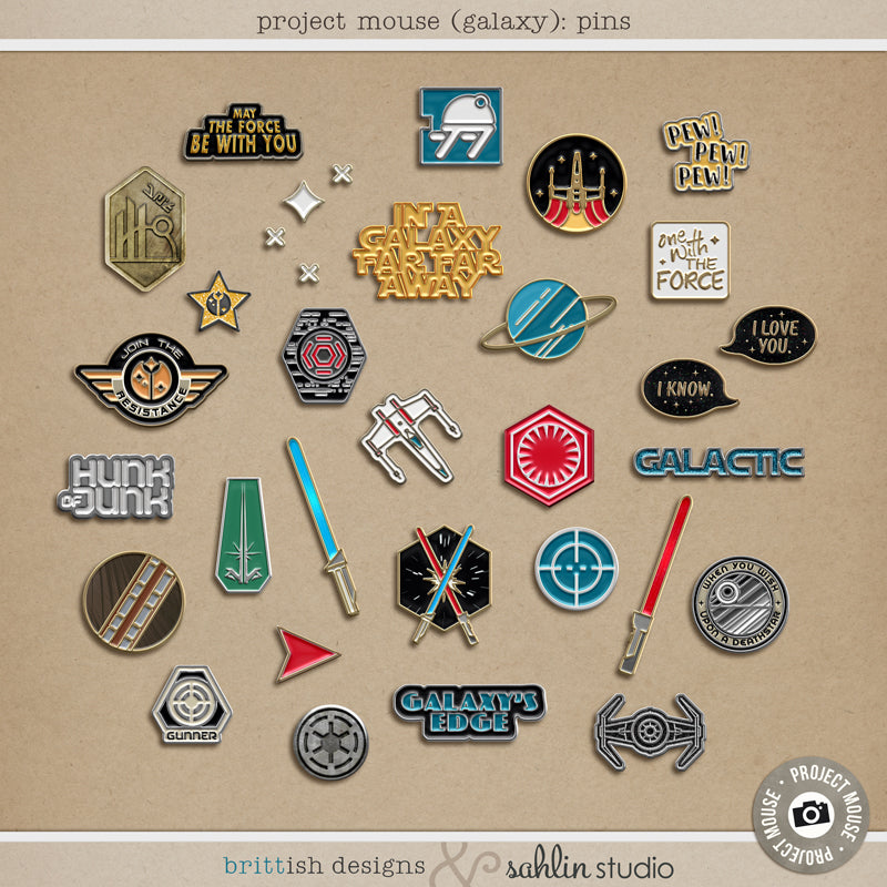 Project Mouse (Galaxy): Pins