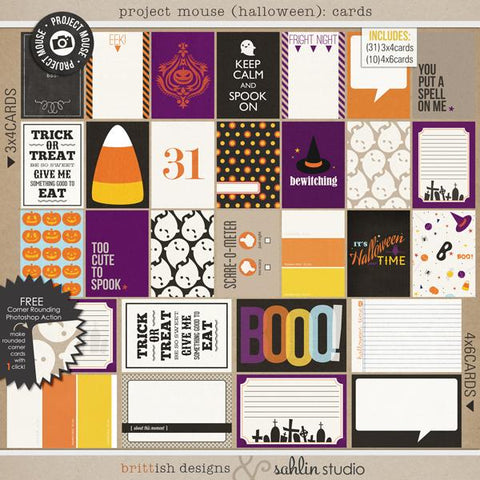 Project Mouse (Halloween): Journal Cards