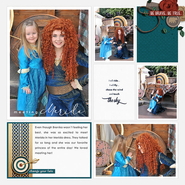 Project Mouse (Princess): Merida Cards