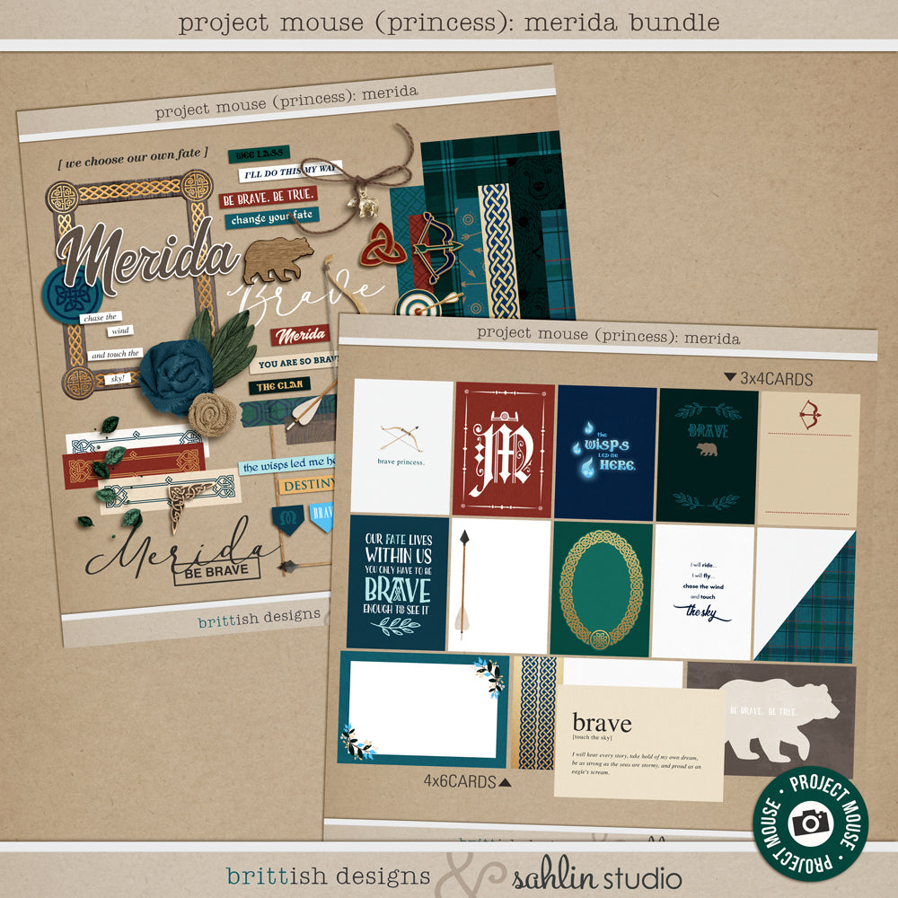 Project Mouse (Princess): Merida Bundle