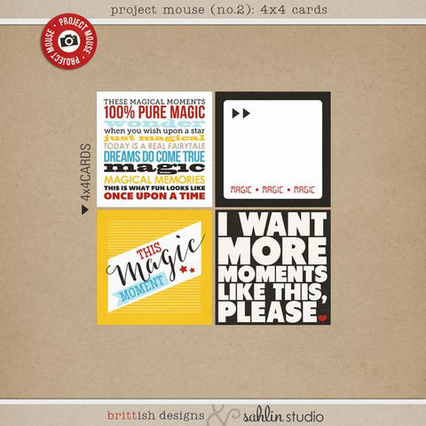 Project Mouse (No.2): 4x4 Cards