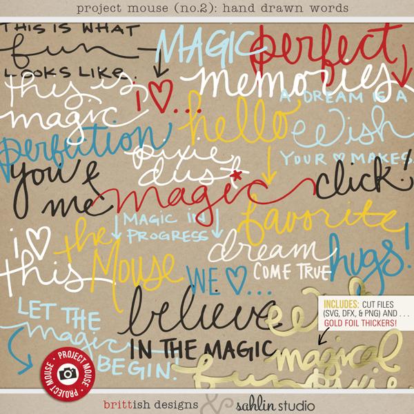 Project Mouse (No.2): Hand Drawn Words