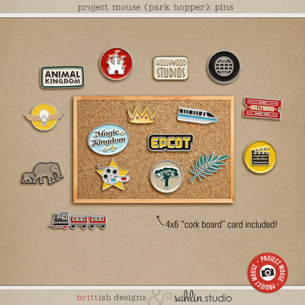 Project Mouse: Park Hopper Pins