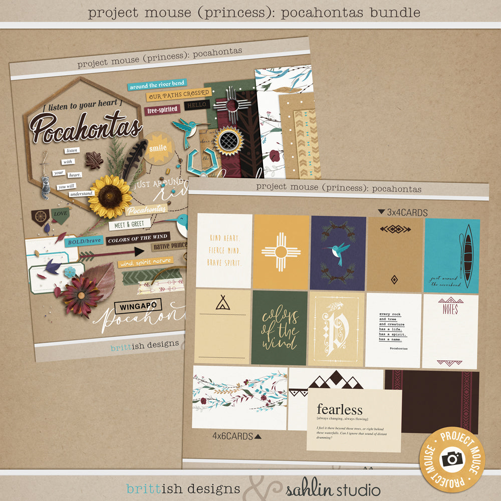 Project Mouse (Princess): Pocahontas Bundle