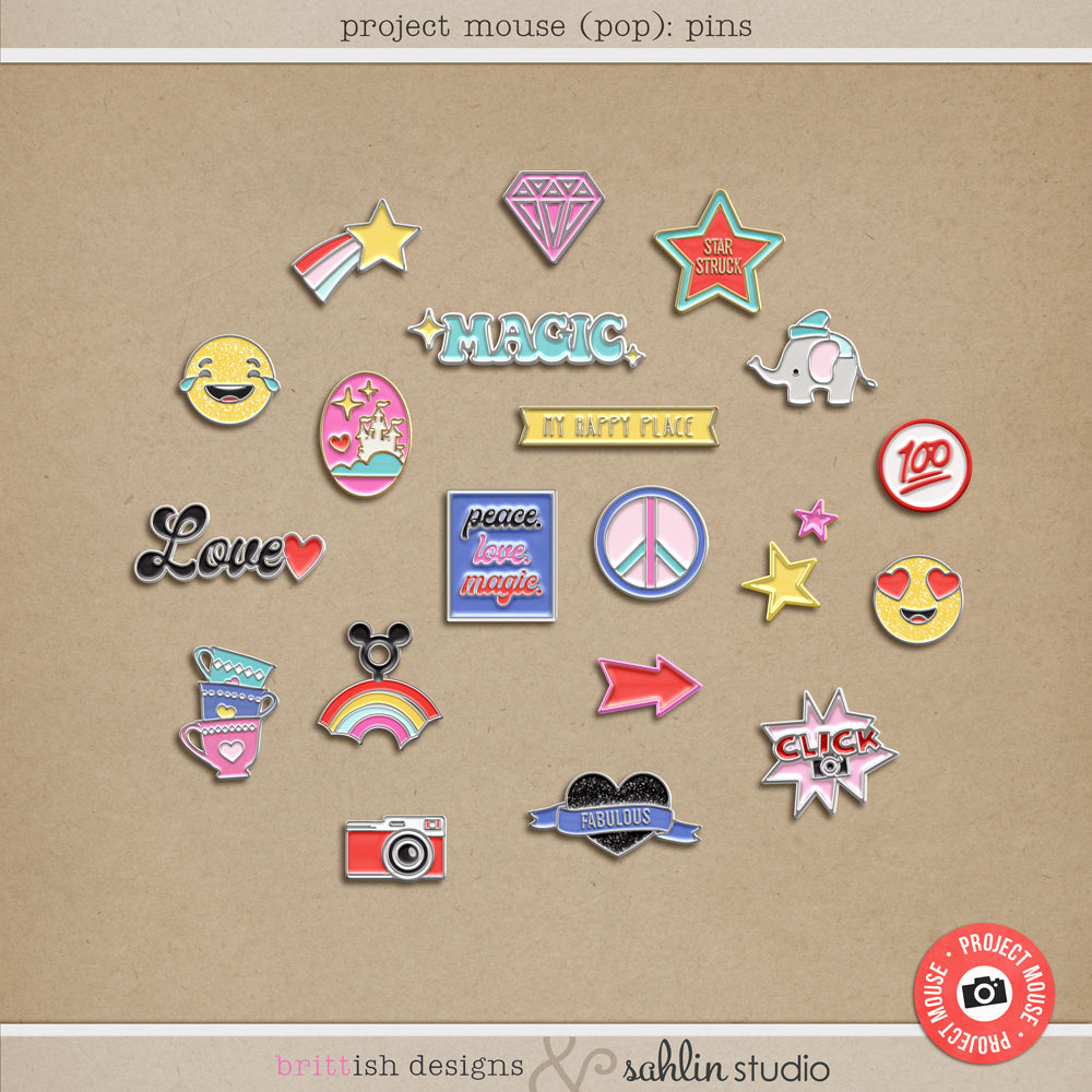 Project Mouse (Pop): Pins