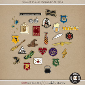 Project Mouse (Wizarding): Pins
