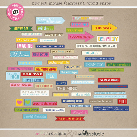 Project Mouse (Fantasy): Word Snips