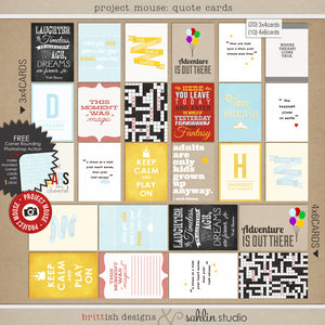 Project Mouse: Quote Cards