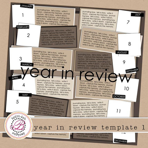 Year In Review Template